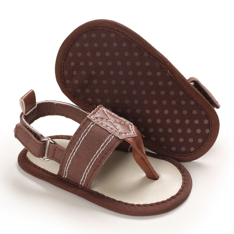 Zomer Sandalen Voor Baby Jongens Meisjes Sandaal Anti-Slip Zool Huis Slippers Peuter Eerste Wandelschoenen Sandalen: Bruin / 7-12 Months