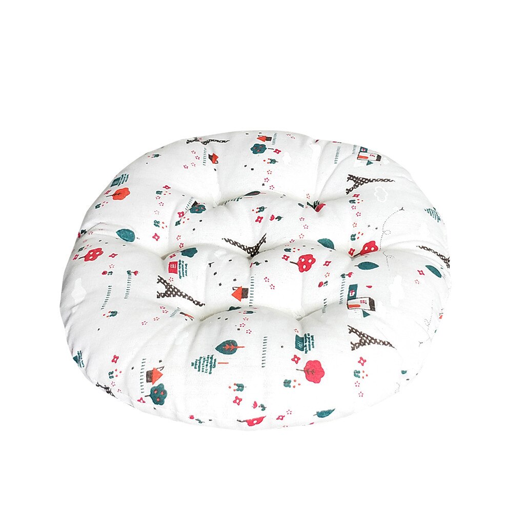 Round Cotton And Linen Style Cushion Round Meditation Chair Cushion 40x40cm Kitchen Office Chair Indoor Outdoor Dining: B