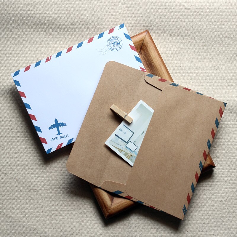 A6 Luftpostumschläge 50 stücke/retro Braun Umschläge/Hochzeit einladung umschläge ohne postkarte