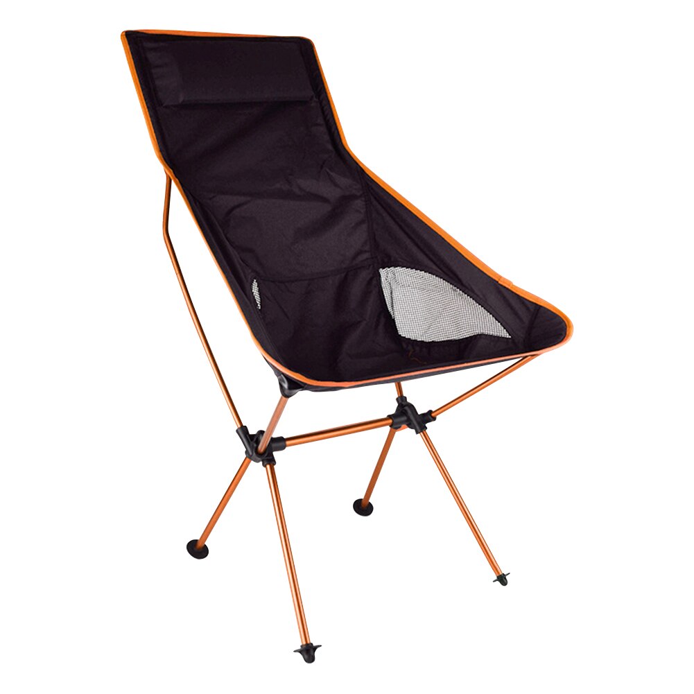Ultralight Chair Portable 7075 Aluminum Alloy Portable Folding Chair Outdoor Travel Beach Hiking Picnic Seat Fishing Chair: ORANGE