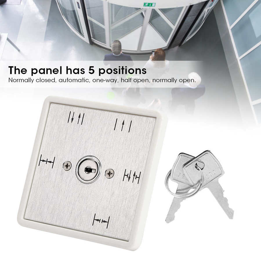 5 Position Key Switch Automatic Sliding Door Operation Function Selection On-Off