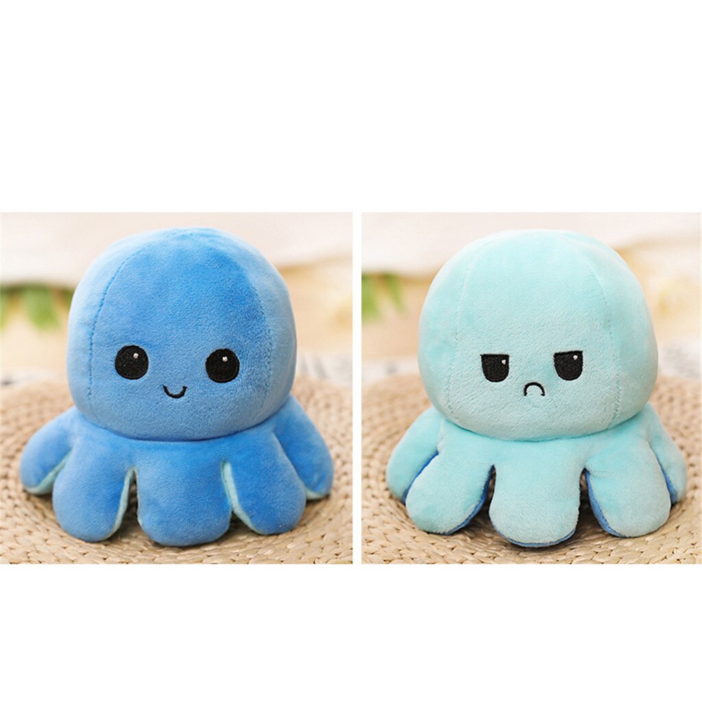 Plüsch Puppe Plüsch Tiere Zwei-seitige Weiche Simulation FlipToy Verschiedenen Seiten Zu Zeigen Verschiedene Stimmungen Plüsch Spielzeug Für kinder: L