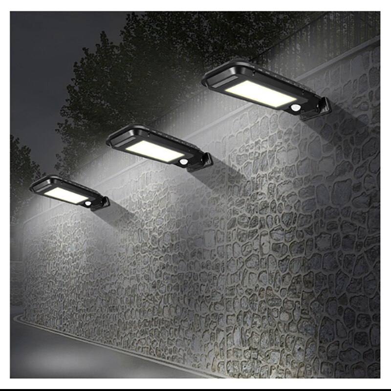 Solar led lys udendørs wall street luz con sensor de movimiento murale armatur moderne have gårdhave belysning lamper
