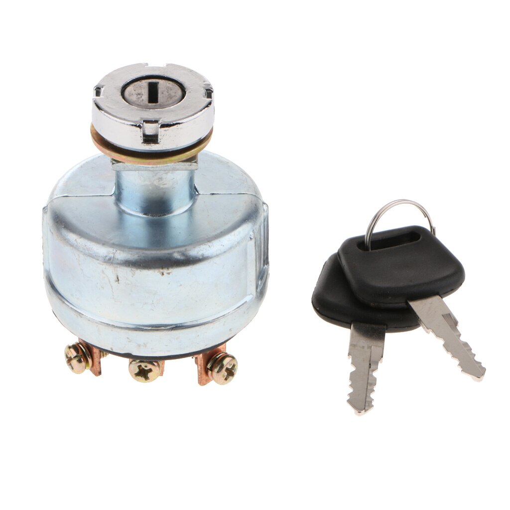 Replacement 2 Position Ignition Switch with 2 Keys for Trucks Farm Vehicles