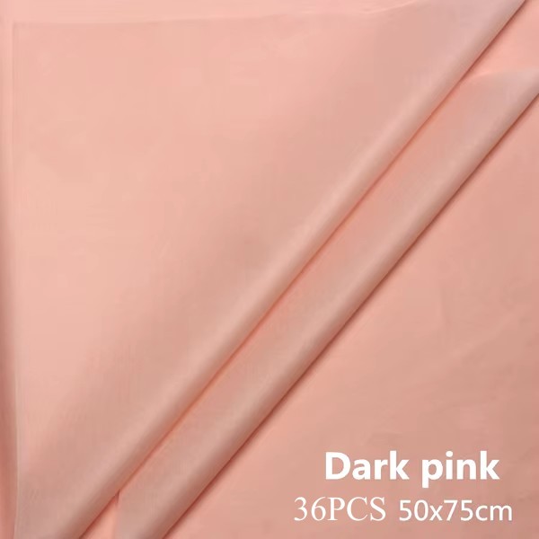 36Sheets DIY Tissue Paper 50x75cm Flower Packing Wrapper Bouquet Wrapping Paper Craft Paper Scrapbook Floral Wrapping: Creamy White