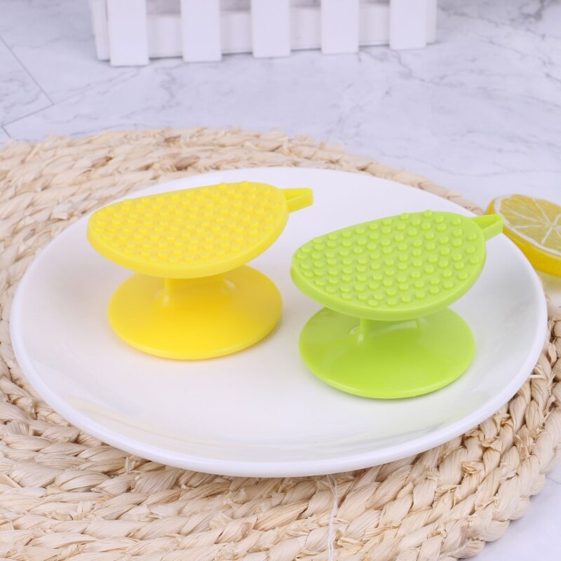 Kitchen Clean Tool Potato Carrot Brush Scrub Fish Scale Fruit Vegetable Cleaner