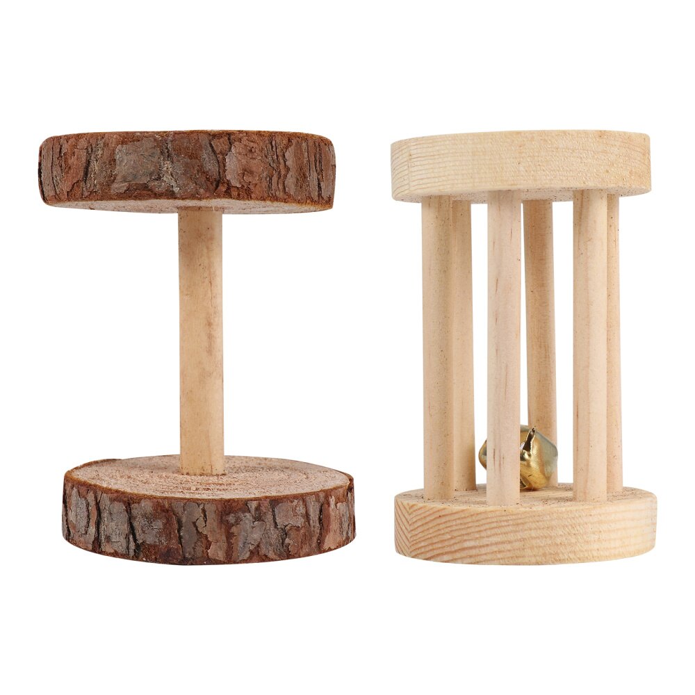 1 Set of Hamster Toy Wooden Portable Funny Wheel T... – Vicedeal - Extra Deep Hamster Wheel With Toys
