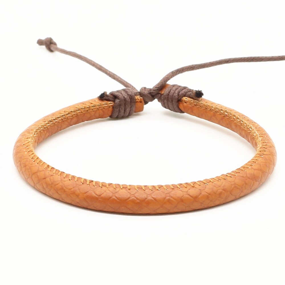 Nouveauté fait à la main à la main tissage tressé Femme Homme Femme mâle hommes coloré femmes Bracelet bijoux accessoire