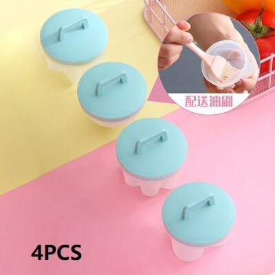 6pcs/set Egg Cooker Poachers Silicone Fancy kitchen accessories Cup Egglettes Fancy Shape Non-stick Accessories: C-3