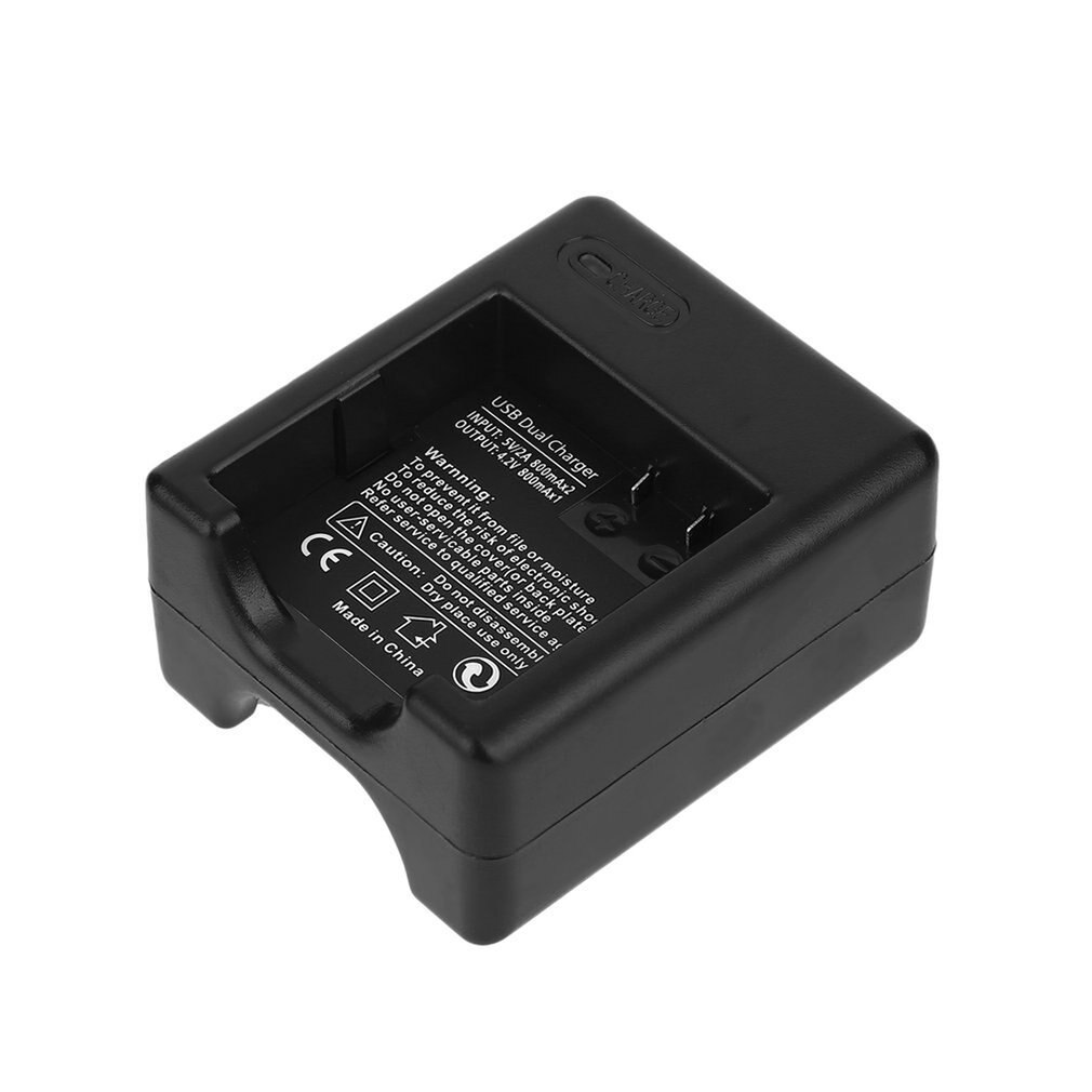 3.85V 1400Mah Usb Dual Charger Met Batterij Voor Xiaom Yi 2 Ii 4K Voor Originele Sport Yi 4K Actie Camera Accessoires