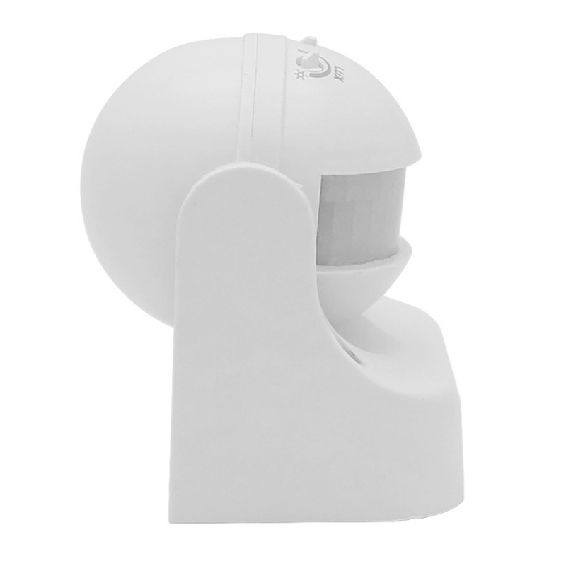 Interruptor de Sensor de 180 ° para exteriores, esférico, a prueba de lluvia, a prueba de polvo, PIR, Sensor infrarrojo de cuerpo humano