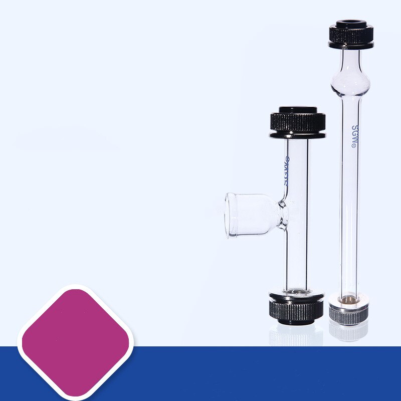 Optical Rotation Test Tube 100mm Bubble Optical Rotation Tube 20cm Funnel Optical Rotation Instrument Sample Tube
