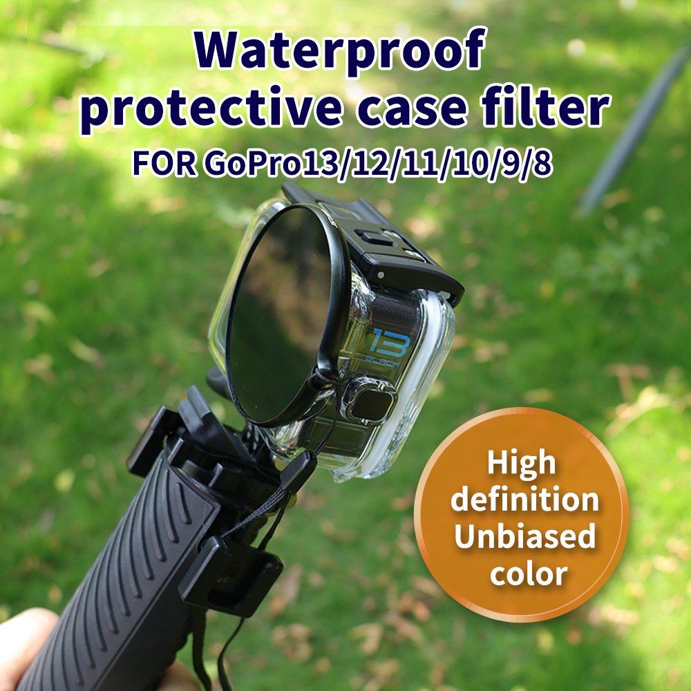Geschikt voor gopro13/12/11/10/9/8 duikfilters 16X miniatuur biologische vergrootglas waterdichte behuizing beugel