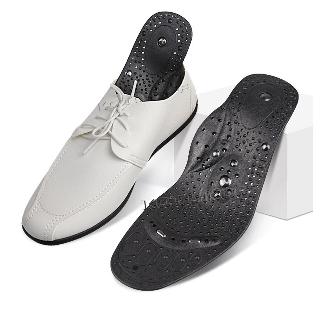 Paire De Semelles Magnétiques Bien-être - Transparentes, Pour Massage Et Soins Des Pieds, Adulte