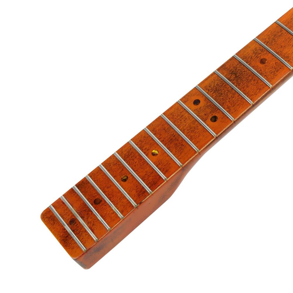 21 bånd vintage elektrisk guitar hals canadisk ahorn træ gribebræt maling klart lys til fender tl tele guitar tilbehør