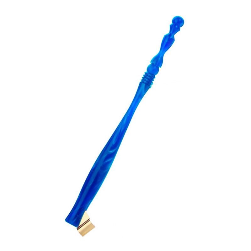 Antique anglais Oblique calligraphie Dip stylo plume support écriture à la main cuivre Scrip stylo plume