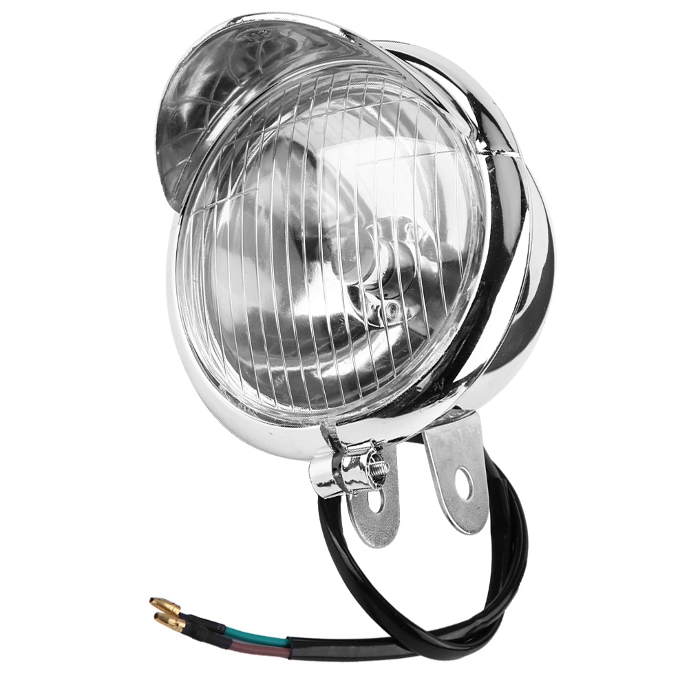 Universal  dc 12v motorcykel abs retro dimljus strålkastarlampa moto arbetspunktsljus strålkastare vit bilstrålkastare