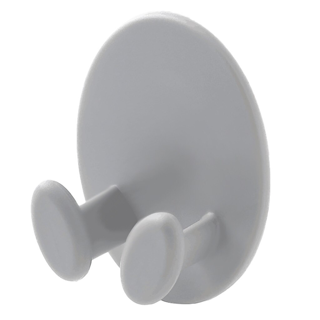 Wall Adhesive Plug Hook 4PCS Hook Socket Holder Power Cord Storage Rack Multi-function Plug Hooks 0516#30: Gray