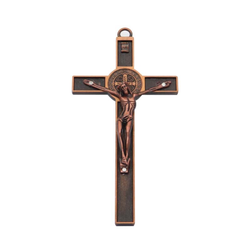 19.5X9.5Cm Jezus Christus Muur Crucifix Cross Religieuze Saint 3D Craft Decor Jezus Christus Op De Stand Antieke decoratie: B