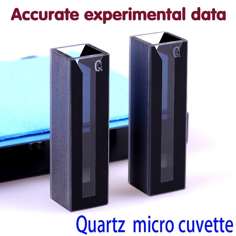 Micro cell with black walls and lid/1.4ml quartz cuvette