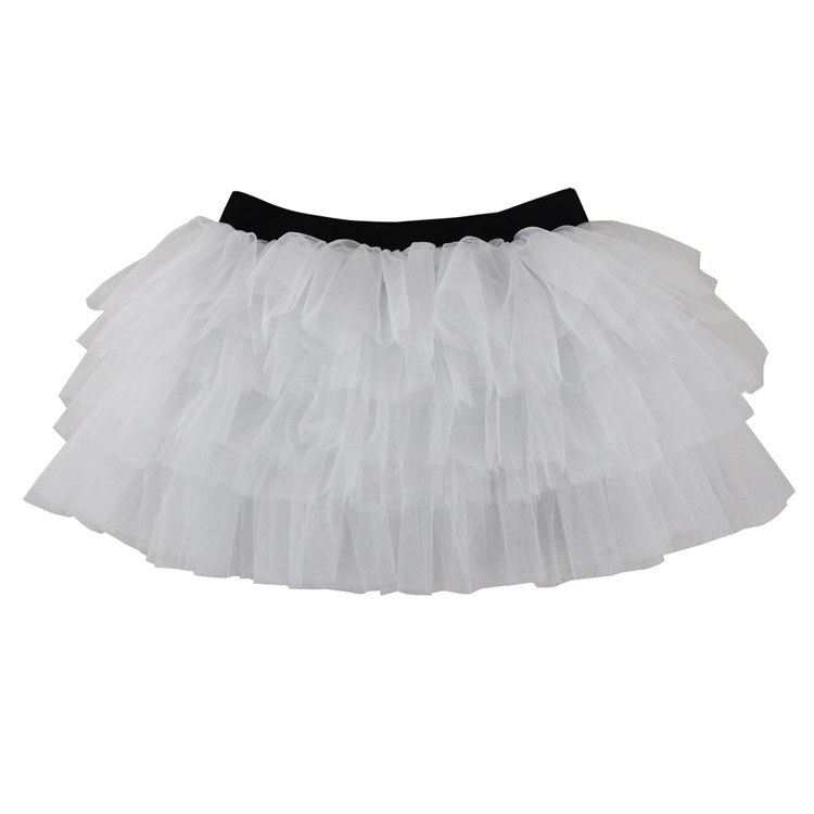 Minifalda con tutú para mujer adulta, falda Extra esponjosa de 6 capas, ideal para fiestas, bailes y actuaciones: White