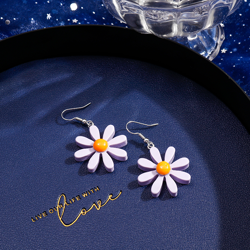 Cartoon 3D Hars Dobbelstenen Oorbellen Voor Vrouwen & Meisje Leuke Kinderen Snoep Kleur Bungelt Diy Sieraden