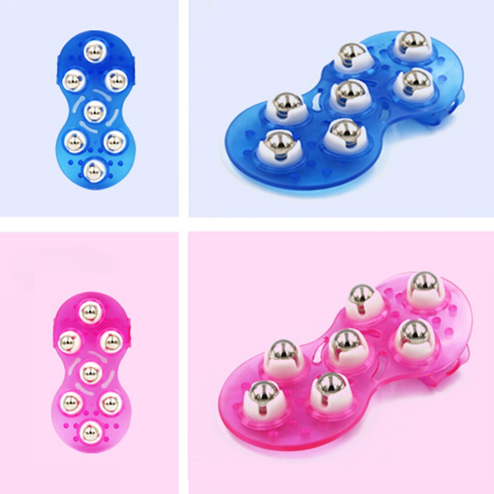 7 ballen kralen handzame lichaamsmassage handschoen ontspannende anti-cellulitis afslankende massager sport volledige lichaamsspiermassager