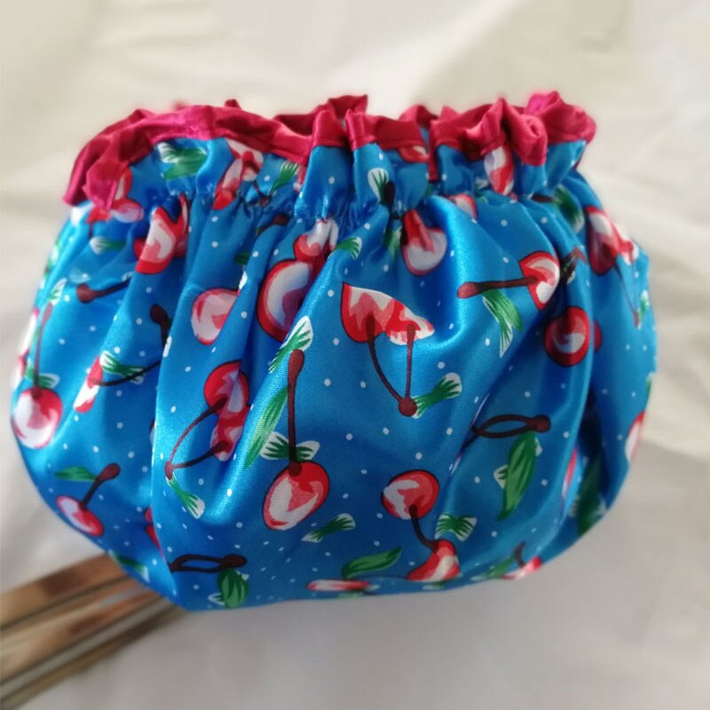 Mooie dikke dames douchekappen kleurrijke dubbele laag bad douche haarbedekking volwassenen waterdichte huishoudelijke producten 27 x 11cm tb: Stijl 15