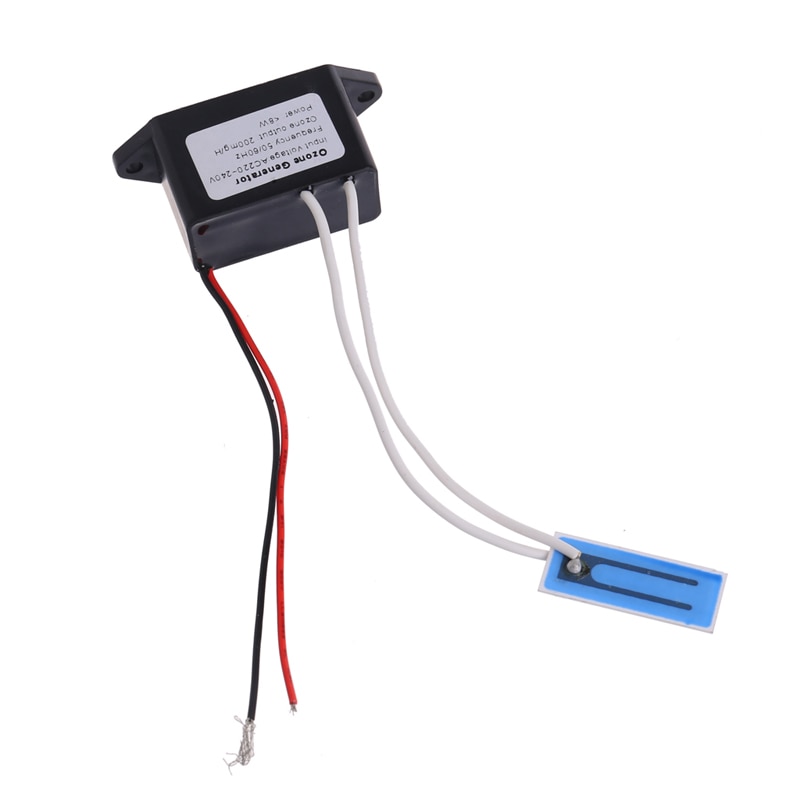 Generador de ozono casero DIY AC 220V purificador de aire desodorante Densidad de salida 200 mg/H