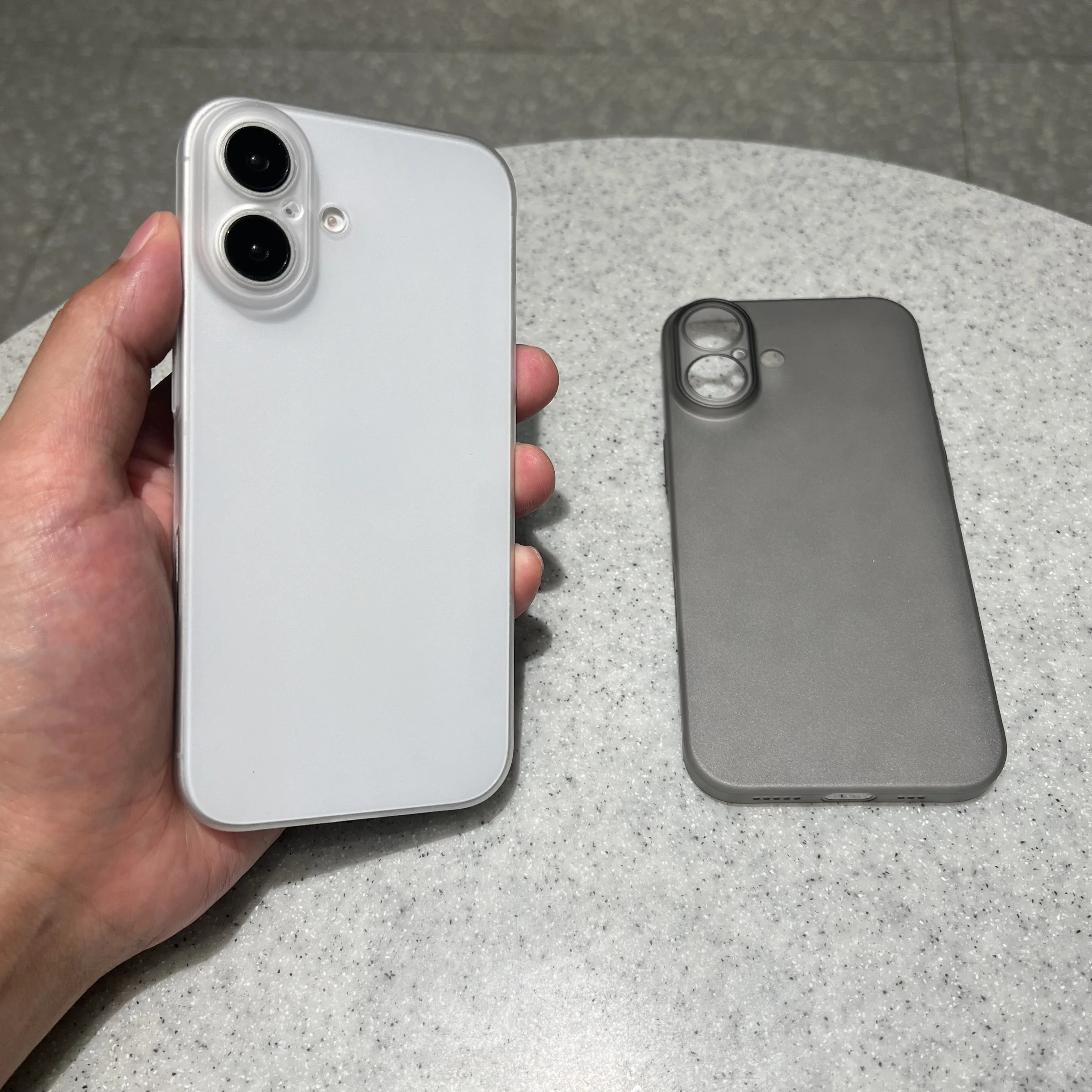 Luxe Ultra Dunne PP Case Voor iPhone 16 15 14 Plus 13 12 Mini 11 Pro X XR XS Max doorschijnend Helder Slanke Harde Schokbestendige Cover: Nylon / duidelijke