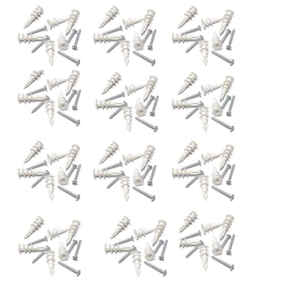 Kotwica robić płyt gipsowo-kartonowych 140 szt. 15*33mm płyta gipsowo-kartonowa nylonowa kotwica samowiercące ściany gipsowo-kartonowa plastikowa nylonowa kotwica światło żółte