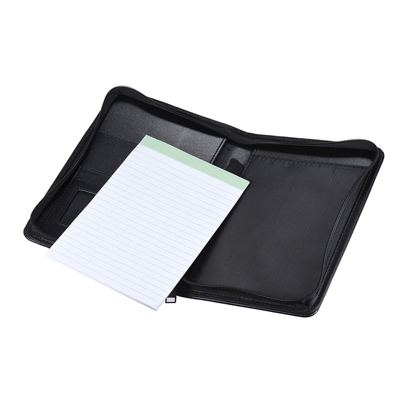1pcs Writing Pad Holder Portable A5 Business Padfolio Folder Document Case Organizer PU Leather For Business