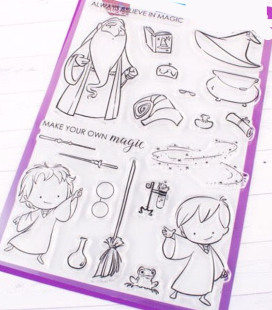 The sword Transparent Clear Silicone Stamp Seal DIY Scrapbooking photo Album Decorative A0815: 15x20cm