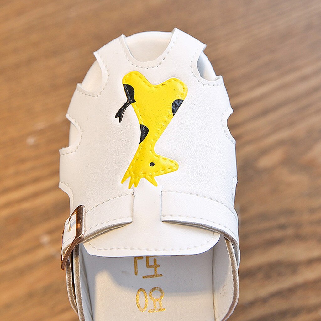 Mode Kinderen Jongens Meisjes Zomer Dier Lederen Slipper Casual Sandalen Schoenen