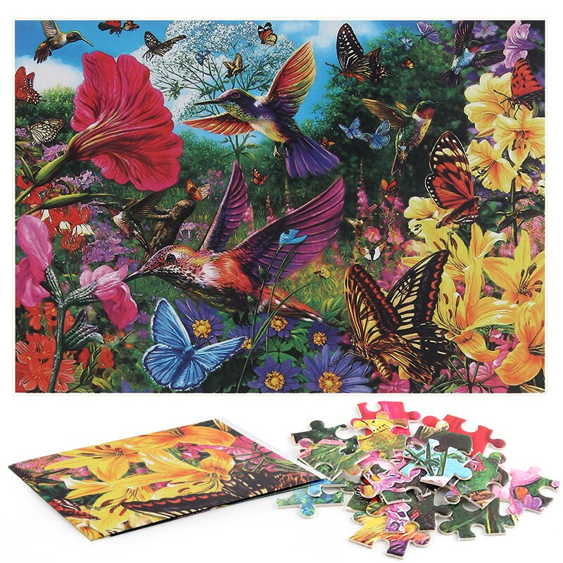 Hummingbird Garden Puzzle 1000 Pieces Jigsaw Puzzle for Adults Kids