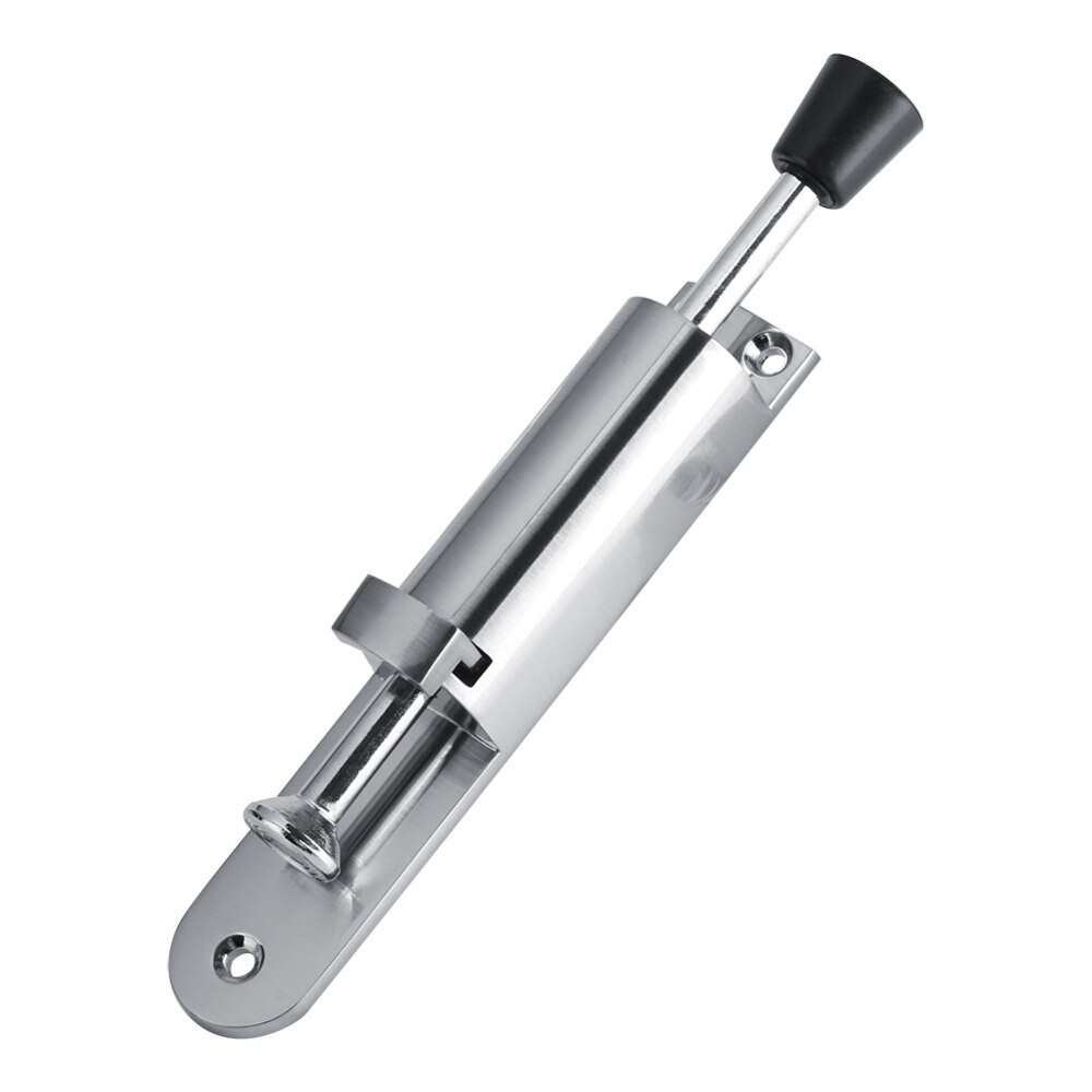 Floor Mounted Heavy Duty Holder 20cm Door Stopper Zinc Alloy Soft Rubber Foot Spring Loaded Easily Step-On Door Holders Catch