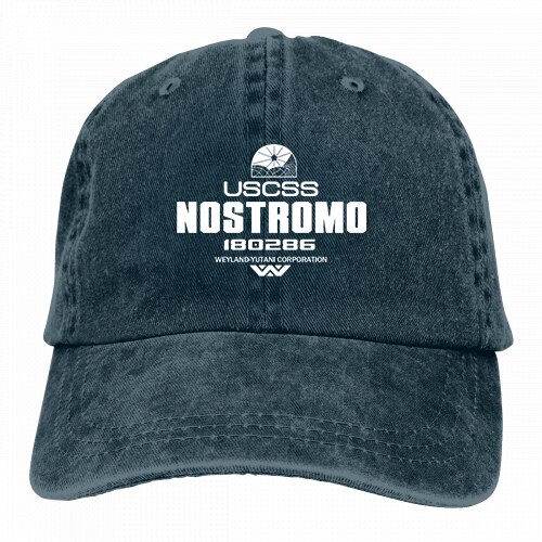 USCSS Nostromo Unisex Soft Casquette Cap Hat Vintage Adjustable Baseball Caps: 7