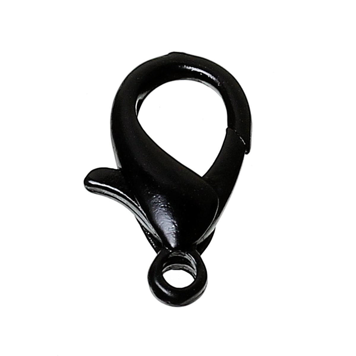 Zink legering Karabijn Black 15mm (5/8 ") x 9mm (3/8"), 4 stuks