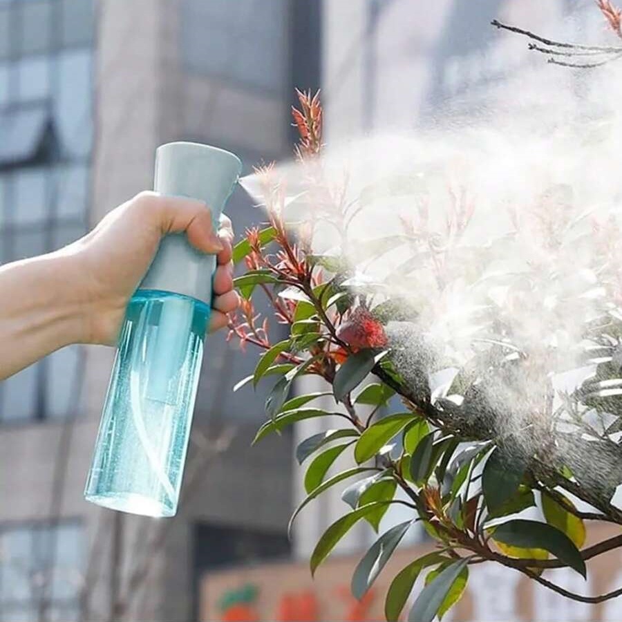 300ml garrafa de spray de alta pressão colorido claro beleza cabeleireiro pulverizador recarregável névoa spray dispensador para limpeza de plantas