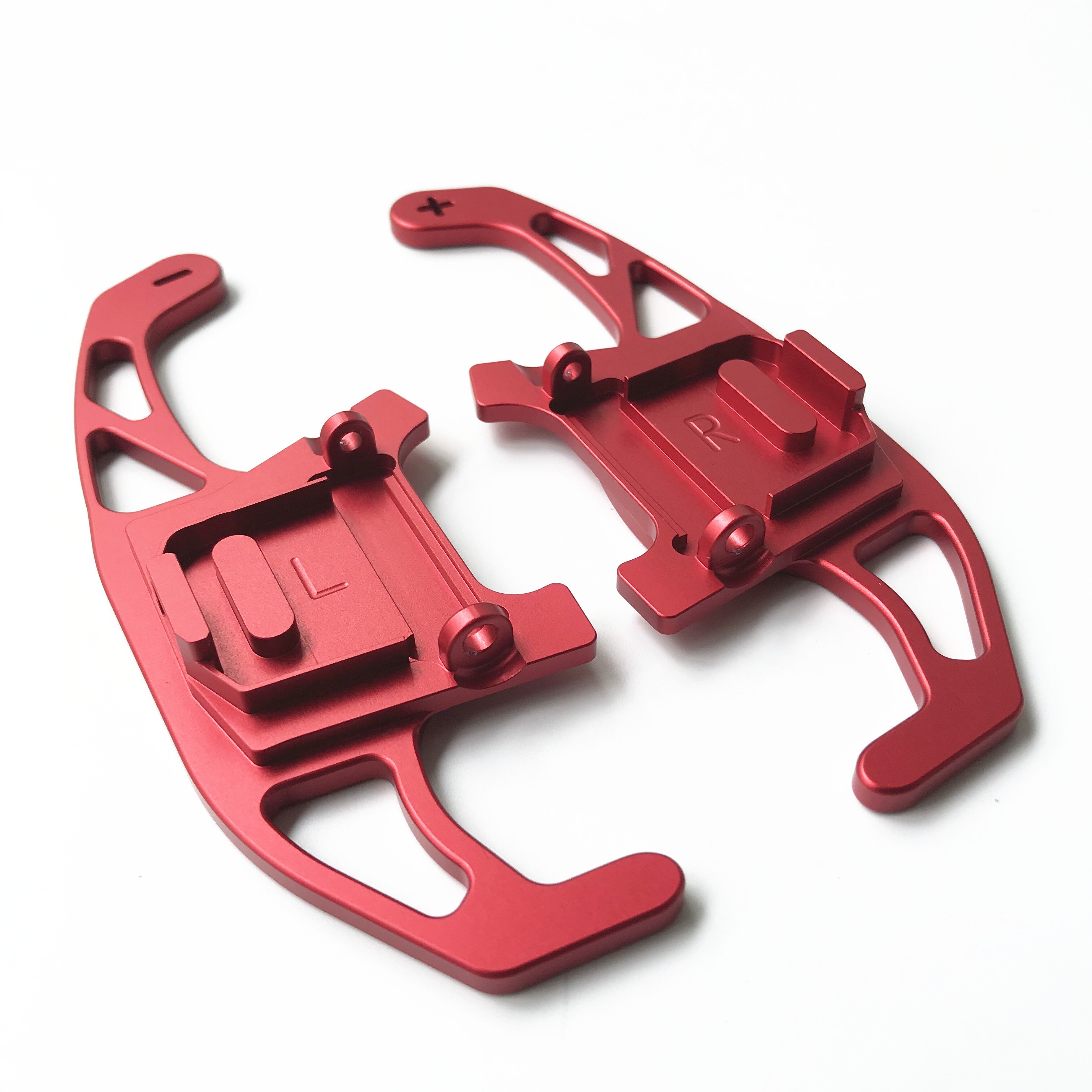 Replacement Paddle Shifter For Volkswagen VW Golf 7 MK7 R GTI GTE GTD Steering Wheel Extension Shift Paddles: RED