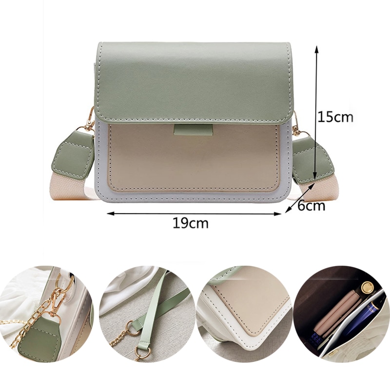 Nova mulher bolsa de moda mini couro crossbody sacos saco do mensageiro senhora sobre o ombro bolsas de viagem e aleta garras