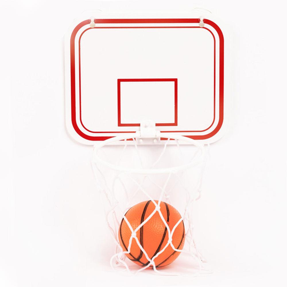 Splintret bagplade indendørs mini sport punch gratis legetøj rebounds væghængende børn basketball hoop sæt med sugekopper