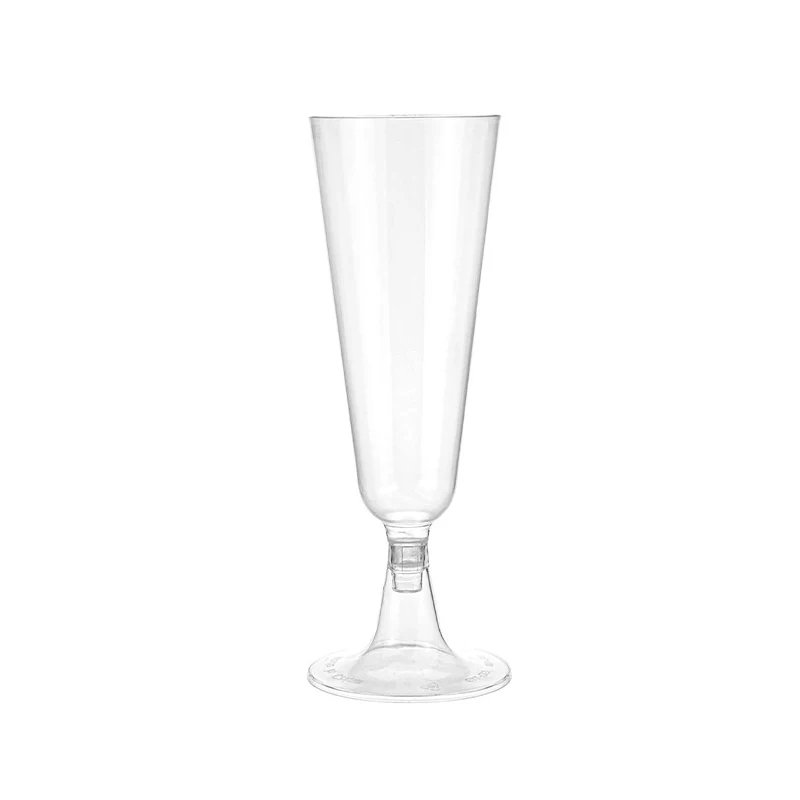 25/50/100 Stück 150 ml Einwegbecher, durchsichtiger Kunststoff, Champagnerflözehn, Barbecher, Toastgläser für Hochzeiten, Partys, Cocktailbecher: verrotten / 25 stücke