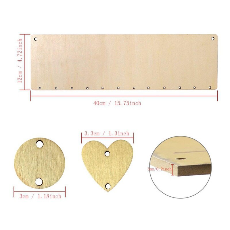 Wood Birthday Reminder Board Ply plaque Sign Family DIY Calendar Decor