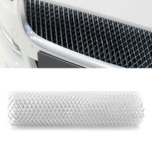 Rejilla de aleación de aluminio para parachoques de coche, rejilla de ventilación Exterior para capó, 40x13 pulgadas