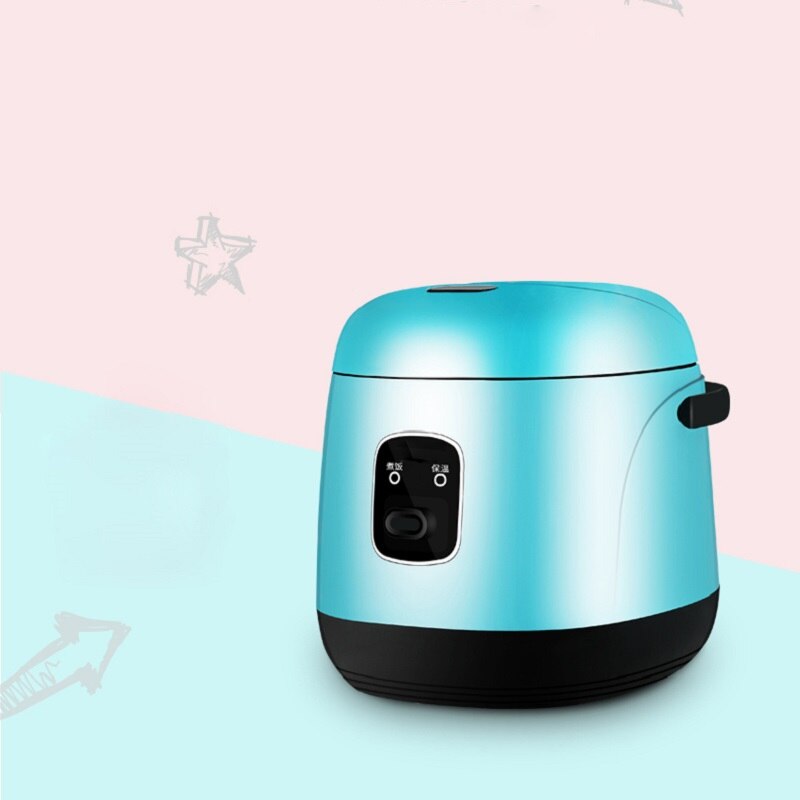 Sähköinen riisinkeitinlaite lounasrasia hidas liesi eristys 1.2l mini monitoimikeitin riisikattila 1-2 hengelle riisinkeitin 220v