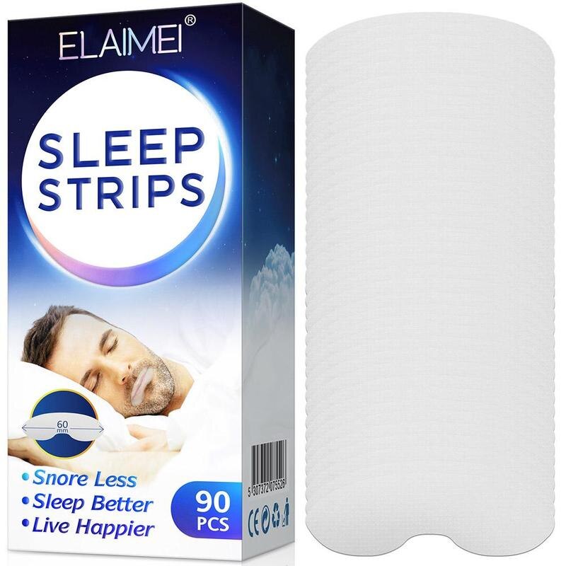 90Pcs Mond Tape Slaap Strip Voor Slapen Minder Mond Ademen Tape Te Verbeteren Slaap Mond Stickers Voor Snurken Lip tape: Default Title