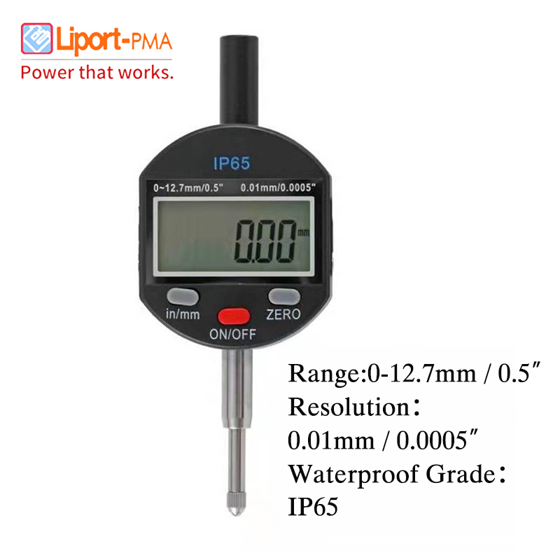 Range 0-12.7mm 0-25.4mm 0-50.8mm High Precision Digital Dial Indicators Digital Micron Indicator Gauge Micrometer Gauge Tool: PURPLE