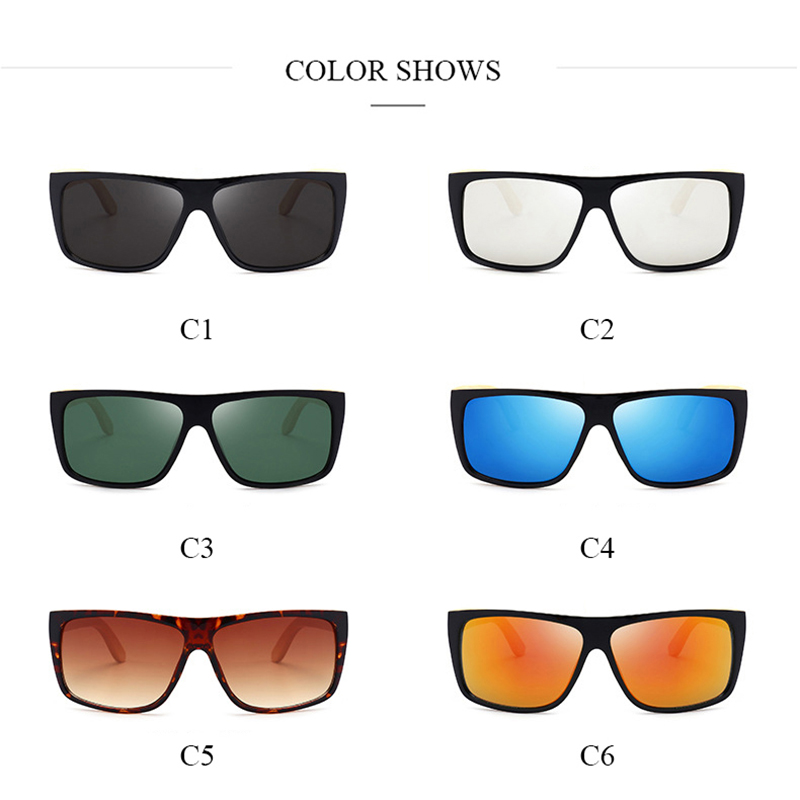 Jsooyan Wooden Frame Sunglasses Men Women Driving Eyewear Vintage UV400 Sun Glasses Shades lunette oculo