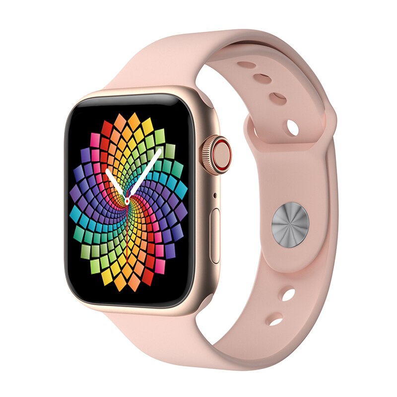Bluetooth 5.0 smartwatch  f20 waterdichte fitness tracker horloge met hartslagmeter slaap sport smartwatch ondersteuning ios android: Roze